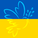 Ukraine Flag with Peace Dove
