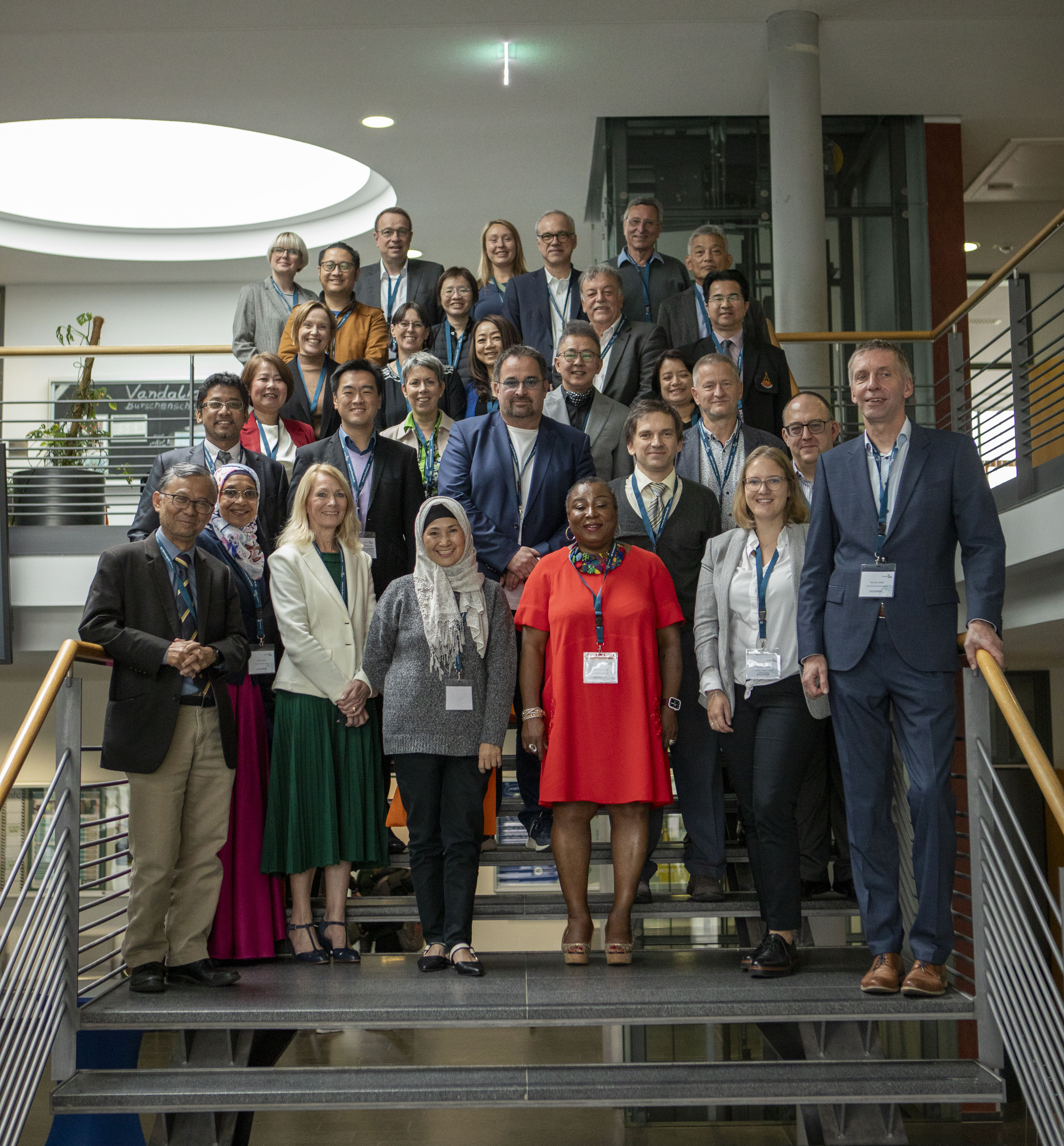 Group photo of delegates at opening of WTUC2023