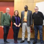 Dr Colins Imoh with colleagues from Peace Studies at Atlantic Technological University.