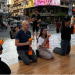 Dr Senck during a cultural visit with SUT colleagues